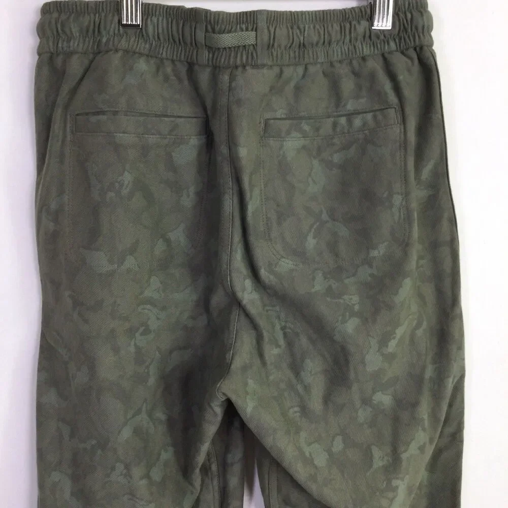 Athleta Womens Farallon Printed Jogger Camo Pants Sage Green 0